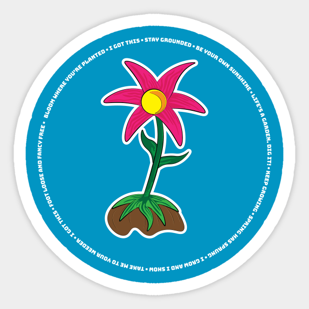 Positivity Plant Sticker by spiralrewind